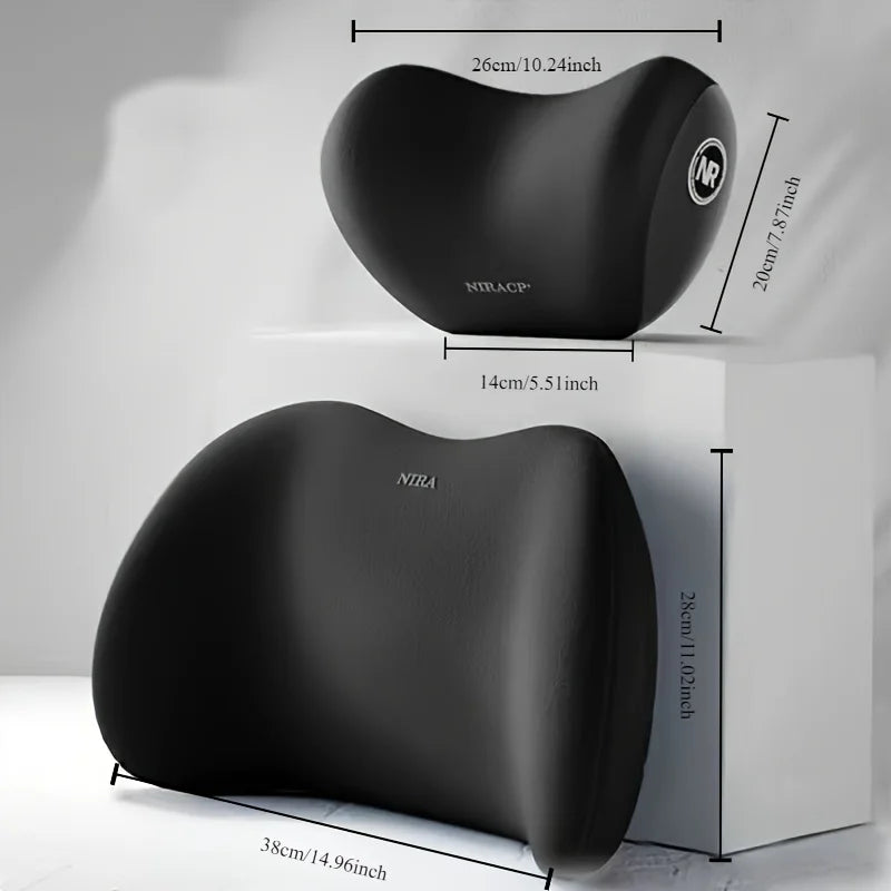 AutoRest Ergonomic Neck & Lumbar Pillow