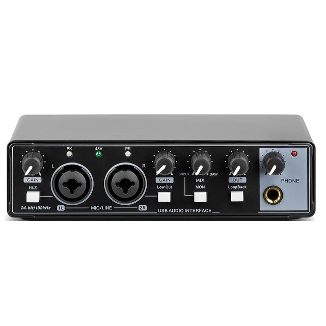 MD22 MD44 Audio Interface Studio Sound Card 4
